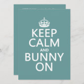 落ち着保いて〜に対する愚か者 招待状 (正面/裏面)