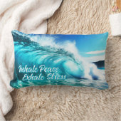 落ち着感動的いた海波 ランバークッション (ブランケット)