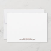 落ち素朴葉のリハ結婚ーサルディナー 招待状 (裏面)