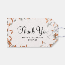 落ち素朴葉パンパスフローティング結婚ズ ギフトタグ