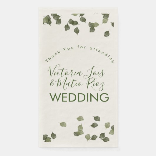 落ち葉が秋の緑に感謝します (正面)