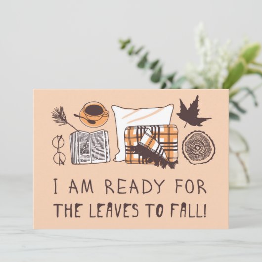 落ち葉が降りるのが待ち遠しい! カード (スタンド正面)