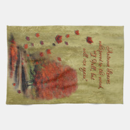 落ち葉くるランドスケープキッチンタオル キッチンタオル