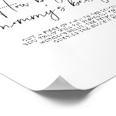 落ち葉たり – ママの腹のゲームはどれくらい大きい ポスター (角)