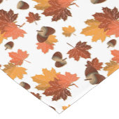 落ち葉とどんぐり ショートテーブルランナー (コーナー)