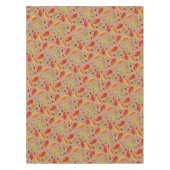 落ち葉とナッツの栗の模様 エレガントな秋 テーブルクロス (正面)