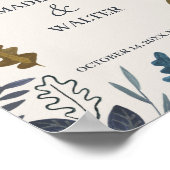 落ち葉のウェディング 結婚式のご案内 ポスター (角)