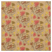 落ち葉のドラゴン楽園 ファブリック (見本)