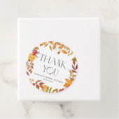 落ち葉のリース　ブライダルシャワーのお礼 フェイバータグ (インサイチュ)