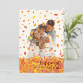 落ち葉の写真 シーズンカード (スタンド正面)