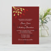 落ち葉の招待状 招待状 (スタンド正面)