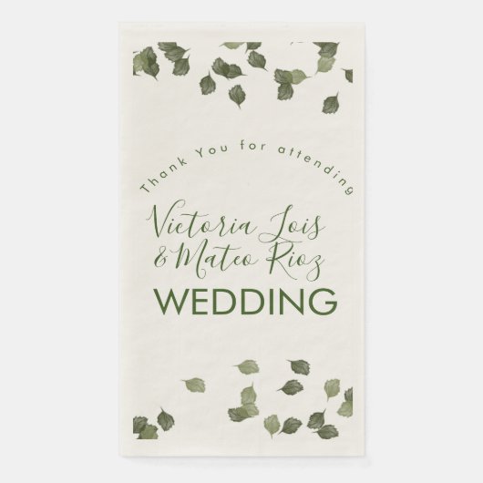 落ち葉の秋の緑の感謝 (正面)