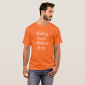 落ち葉の秋風 Tシャツ (正面フル)