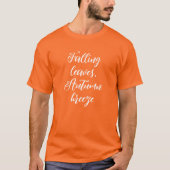 落ち葉の秋風 Tシャツ (正面)