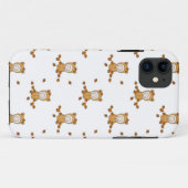 落ち葉パターンの可愛い秋の赤ちゃん Case-Mate iPhoneケース (裏面(横))