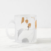 落ち葉2 フロストグラスマグカップ (左)