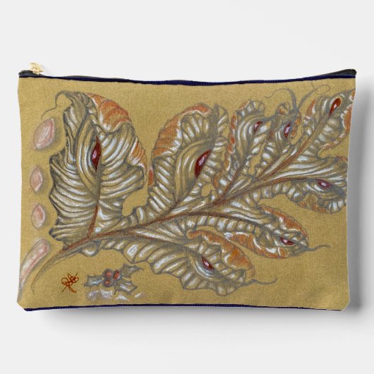 落ち葉 アクセサリーポーチ (正面)