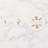 落ち葉 オータム ウェディング レセプション デコレーション コンフェッティ (正面)