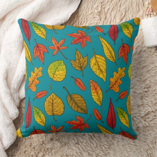 落ち葉 クッション (ブランケット)