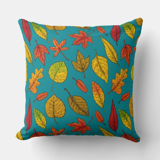 落ち葉 クッション (正面)