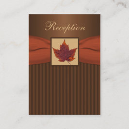 落ち葉, ストライプ 受付 囲い カード