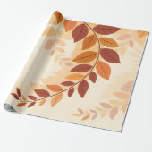 落ち葉 ラッピングペーパー (アンロールド)