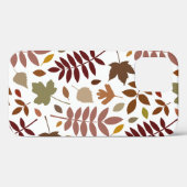 落ち葉 大柄 紅葉 白地 Case-Mate iPhoneケース (裏面 (横))