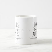落ち葉 秋の訪れ 秋のマグカップ コーヒーマグカップ (中央)