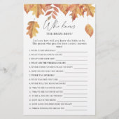 落ち葉 - 花嫁のことを誰が一番知っているゲーム (正面)