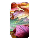 落ち葉 INCIPIO iPhoneウォレットケース (フォリオ 正面)