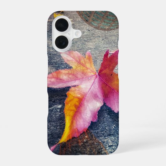 落ち葉 iPhone 16ケース (裏面)