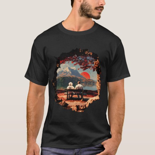 落ち葉 Tシャツ (正面)