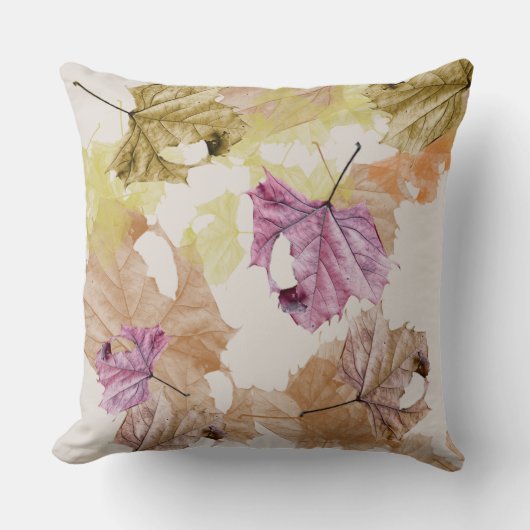 落ち葉" THROW PILLOW クッション (正面)