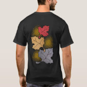 落ち葉Tシャツ Tシャツ (裏面)