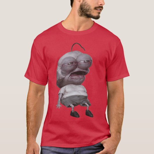 落ち込んだピム - Smiling Friends Tシャツ (正面)