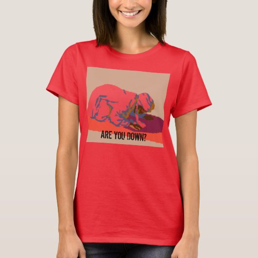 落ち込んでるのか？ Tシャツ (正面)