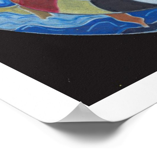 落とし穴 ポスター (角)