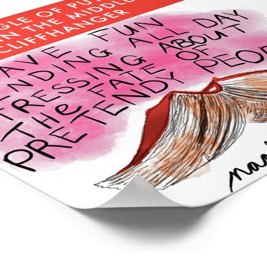 落とすこと ポスター (角)