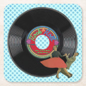 落とすまで スクエアペーパーコースター (正面)