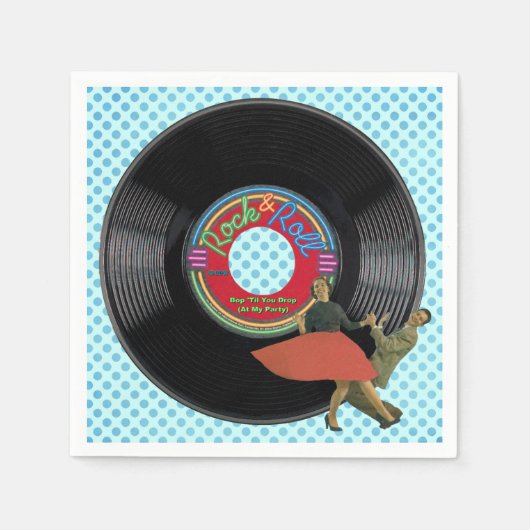 落とすまで スタンダードカクテルナプキン (正面)