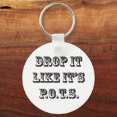 落とす キーホルダー (正面)