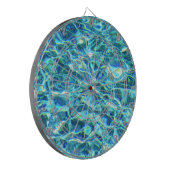 落下するきらめく水 ダーツボード (正面左)