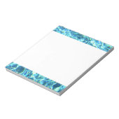 落下するきらめく水 ノートパッド (回転)