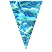 落下するきらめく水 バンティングフラッグ (第1の旗)