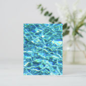 落下するきらめく水 ポストカード (スタンド正面)