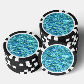 落下するきらめく水 ポーカーチップ (積み重ね)