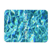 落下するきらめく水 マグネット (横)