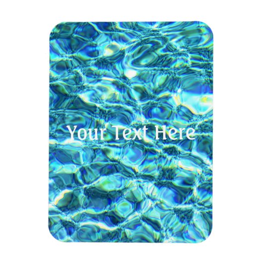 落下するきらめく水 マグネット (縦)