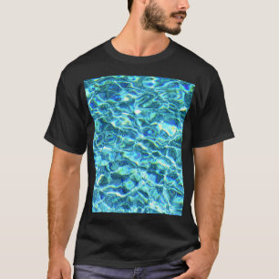 落下するきらめく水 Tシャツ