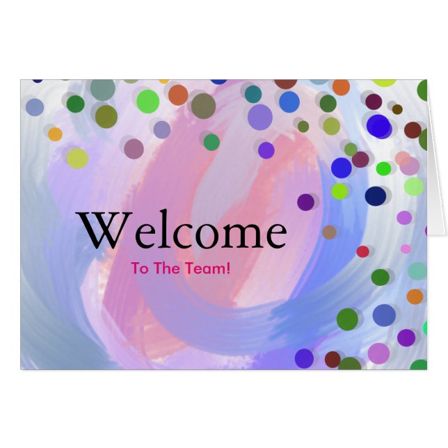 落下するカラフルきらめく水玉模様へようこそ (正面横)